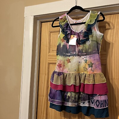#ad BNWT Missing Johnny Floral Print Classic Short Dress Womens SZ. S $32.99