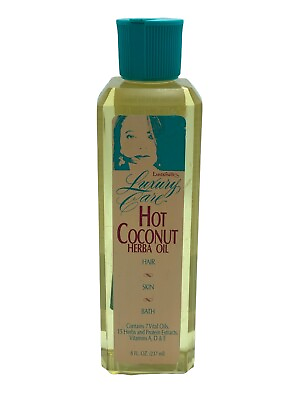 #ad 1 Lustrasilk Hot Oil Hair Treatment 8 oz. Coconut Herbal Oil Hair Skin Nails $29.99