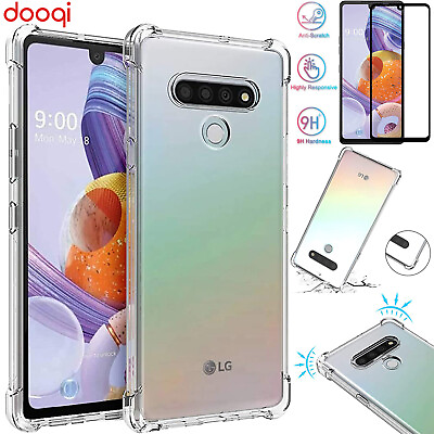 #ad For LG Aristo 5 4 3 2 Plus G 8 7 V50 ThinQ Stylo 6 5 4 Shockproof TPU Clear Case $10.99