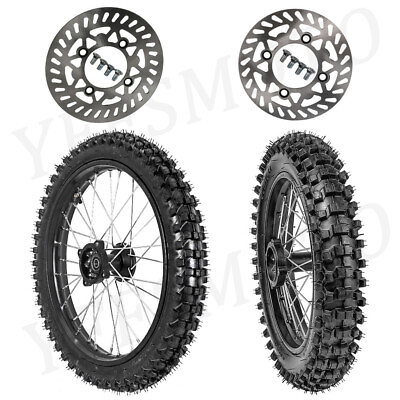 #ad 14#x27;#x27; 17#x27;#x27; Front Rear Wheel Tire Rim Brake Disc Rotor Pit Dirt Bike Motocross $239.49