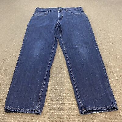 #ad Patagonia Iron Clad Denim Jeans Mens 35 Classic Blue Dark Wash Size 35x30 $29.95
