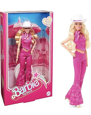 #ad Barbie The Movie Western Pink Doll Margot Robbie as Barbie Collectable Doll $144.89