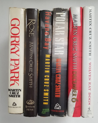 #ad Martin Cruz Smith Hardcover Book Lot of 6 Rose Polar Star Gorky Park $9.95