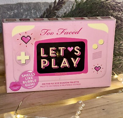 #ad Too Faced LETS PLAY Mini Eyeshadow Palette Smells Like Bubble Gum Pigmented $15.99