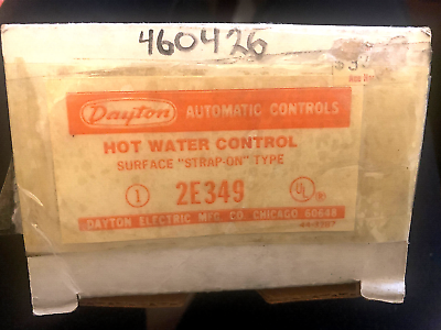 #ad Dayton Hot Water Control 2E349 Surface Type New Open Box $85.00