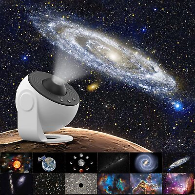 #ad LED Galaxy Projector Starry Night Light Moon Star Sky Nebula Projection Lamp NEW $29.49