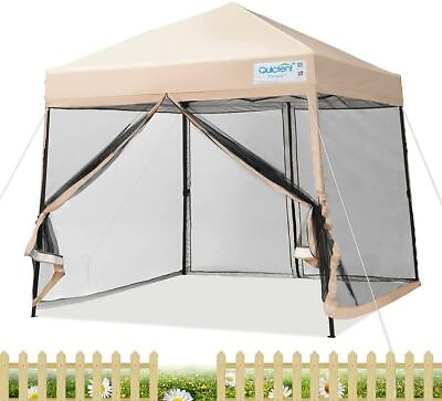 #ad Quictent 9#x27;x9#x27; Pop Up Canopy Outdoor Patio Gazebo BBQ Party Tent Shade Shelter $139.99