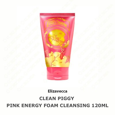 #ad Elizavecca Clean Piggy Pink Energy Foam Cleansing 120ml New Supply Moisture US $27.17