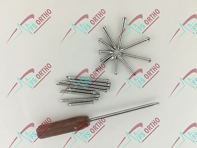 #ad #ad Locking screws Stainless steel 3.5mm Orthopedic Implants 100 Pcs 50mm 316L $112.50