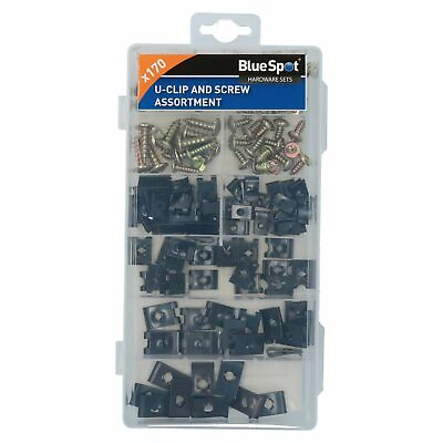 #ad Screw And U Type Cushion Speed Clips Assortment Kit Fasteners Fixings 170pc $18.80