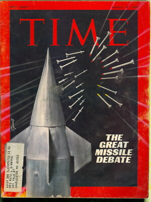 #ad 1969 Time Magazine: The Great Missile Debate Cold War USSR $4.50