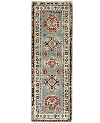 #ad Geometric Tribal Boho Decor Kazak 3X8 Oriental Runner Rug Kitchen Bedroom Carpet $448.00