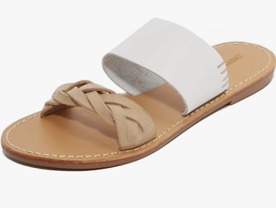 #ad Soludos Womens Slide Sandals. Braided Leather Strap Slip On#x27;s. Summer Favorites $11.97