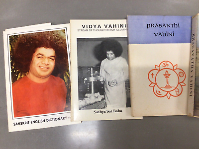 #ad Sri Sathya Sai Baba 8 Book Lot Rare Spirituality Teachings $34.00