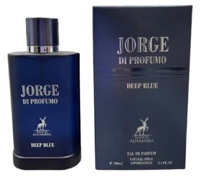 #ad Jorge Di Profumo Deep Blue Eau de Parfum by Maison Alhambra 3.4 oz Free shipping $28.99