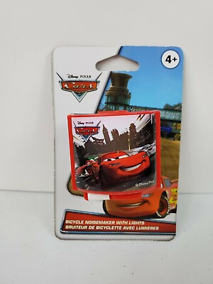 #ad Disney Pixar CARS 2014 Bicycle Noisemaker with Lights New $12.49