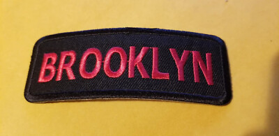 #ad Brooklyn Embroidered Patch $4.63