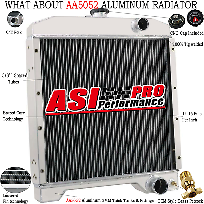 #ad A172038 Aluminum Radiator For Case Backhoe 580 580k Series I II III Super $174.95