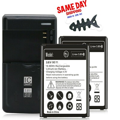 #ad High Capacity 5900mAh Battery or Dock Charger for LG Aristo MS210 M210 BL 45F1F $65.87
