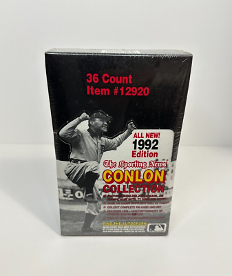 #ad Megacards The Sporting News Conlon Collection 1992 Cards FACTORY SEALED Box $31.99