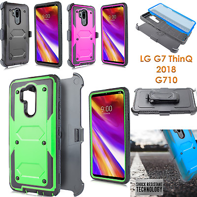 #ad For LG G7 ThinQ 2018 G710 Full Body Rugged Holster Defender CaseScreen Shield $10.95