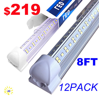 #ad 8FT LED Tube Light Bulbs 8FT LED Shop Lights Fixture 144 Watts LED Strip Lights $219.00