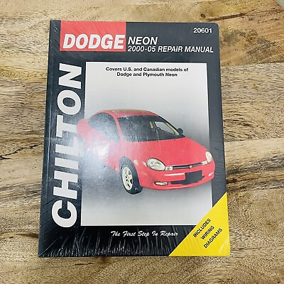 #ad Chilton Auto Repair Car MANUAL 20601 Paperback Book DODGE Neon 2000 05 New $17.99