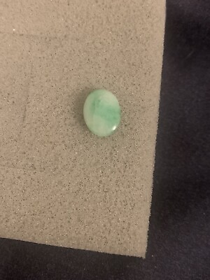 #ad antique jade cabochon stone removed unmounted from gold not scrap jewellery GBP 115.00
