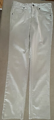 #ad Tommy Bahama Men’s Chino Pants Size 32x34 Cream White Casual Relax Stretch $36.00