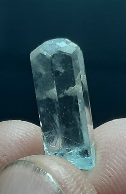 #ad 1.58grmsNatural crystal super color aquamarine specimen@ shigar Pakistan. $130.00
