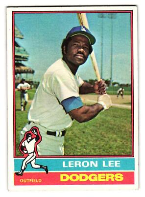#ad 1976 Topps #487 Leron Lee SET BREAK $2.50