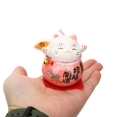 #ad Japanese Figurines Mini Maneki Fortune Decor for $8.48
