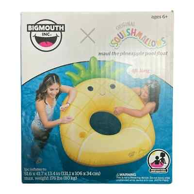 #ad BigMouth Squishmallows Maui the Pineapple Pool Float 51.6quot; x 41.7quot; x 13.4quot; $18.00