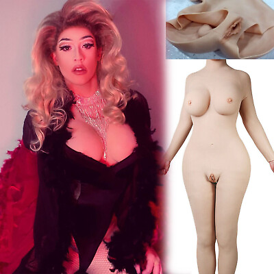 #ad Silicone Bodysuit E Cup Fake Vagina Hip Shaping Female Body Suit Breast Forms US $400.22