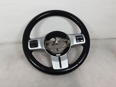 #ad Jeep JK Wrangler OEM Rubicon Hardrock Leather Steering Wheel 2011 2017 83210 $180.00