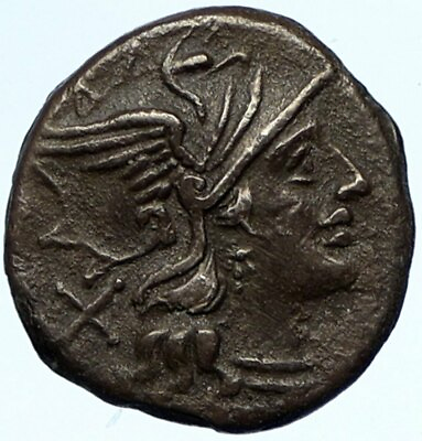 #ad Roman Republic Ancient 150BC OLD Silver Roman Coin DIANA LUCIFERA Chariot i98597 $1033.65