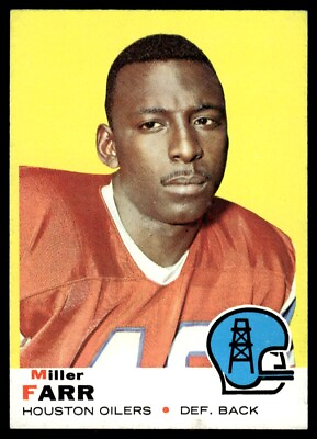 #ad 1969 Topps Miller Farr Houston Oilers #50 $4.00