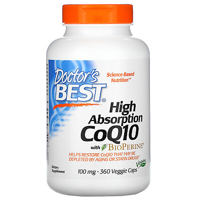 #ad Doctor#x27;s Best High Absorption CoQ10 with BioPerine Vegetarian Capsules Dietary $43.06