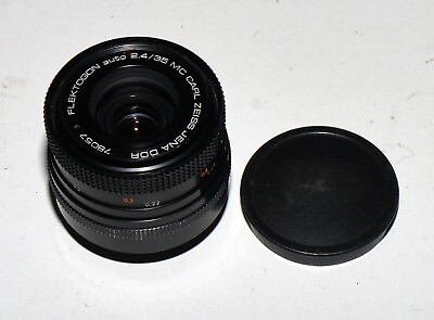 #ad EXC MC Carl Zeiss Jena Flektogon lens 2.4 35 mm M42 Canon adaptable $325.00