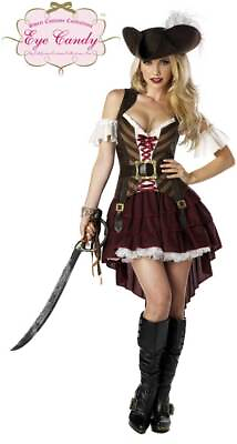 #ad California Costume Sexy Swashbuckler Adult Women Pirate halloween outfit 01164 $28.64