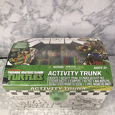 #ad Nickelodeon Teenage Mutant Ninja Turtles Activity Trunk Tara Toys 3yrs NEW 2016 $20.00
