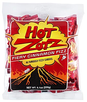 #ad Hot Zotz Fiery Cinnamon Fizz 8.1 Ounce Pack of 46 $8.15