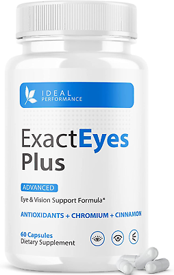 #ad Exact Eyes plus Advanced Eye Formula Vision Support Supplement Vitamins 1 Pack $49.95