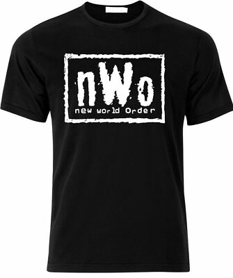 #ad New World Order T Shirt nWo Logo WCW Professional Wrestling T Shirt Tee $13.95