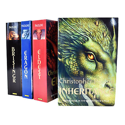 #ad Inheritance Cycle 4 Books Collection by Christopher Paolini Age 14 16 Paperback $27.99