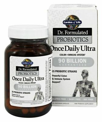 #ad Garden of Life Dr. Formulated Probiotics Once Daily Ultra 90 Billion CFU 30 Ct $32.00