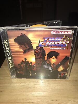 #ad Vtg 1996 Sony Playstation 1 TIME CRISIS Japan Import Complete $23.55