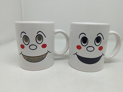 #ad Thrifty Drugs Mug Color Changing Smiley Happy Face Thermal Gotcha Vintage New $14.99