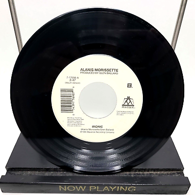 #ad Alanis Morissette – Ironic 45rpm 7quot; Vinyl 1996 Alternative Rock VERY GOOD $16.00