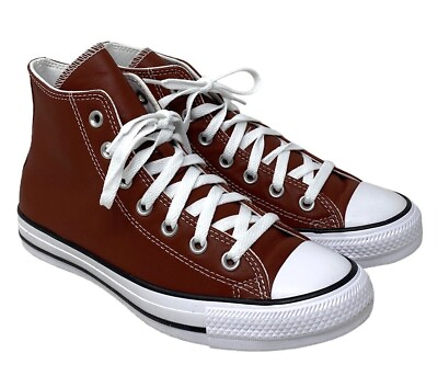 #ad Converse Chuck Taylor High Leather Rugged Orange Shoes Casual Women#x27;s SB A09920C $69.99